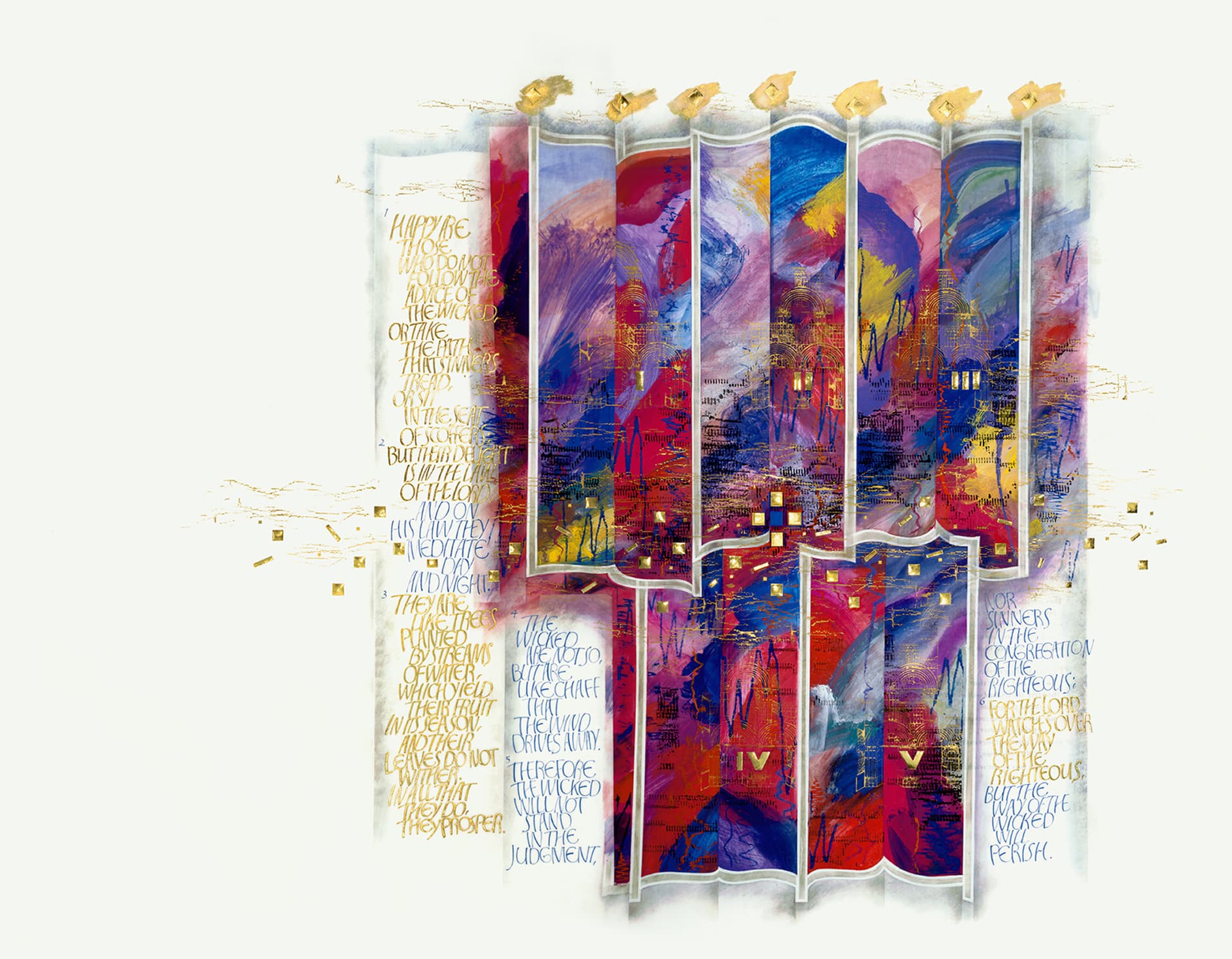 Psalms Frontispiece & Psalms Book One Frontispiece